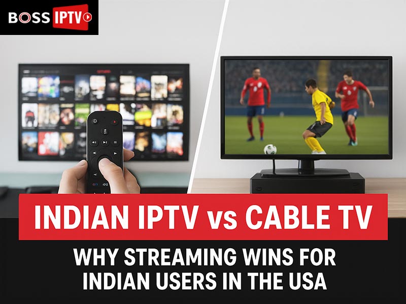 Indian IPTV vs Cable TV: Why Streaming Wins for Indian Users in the USA