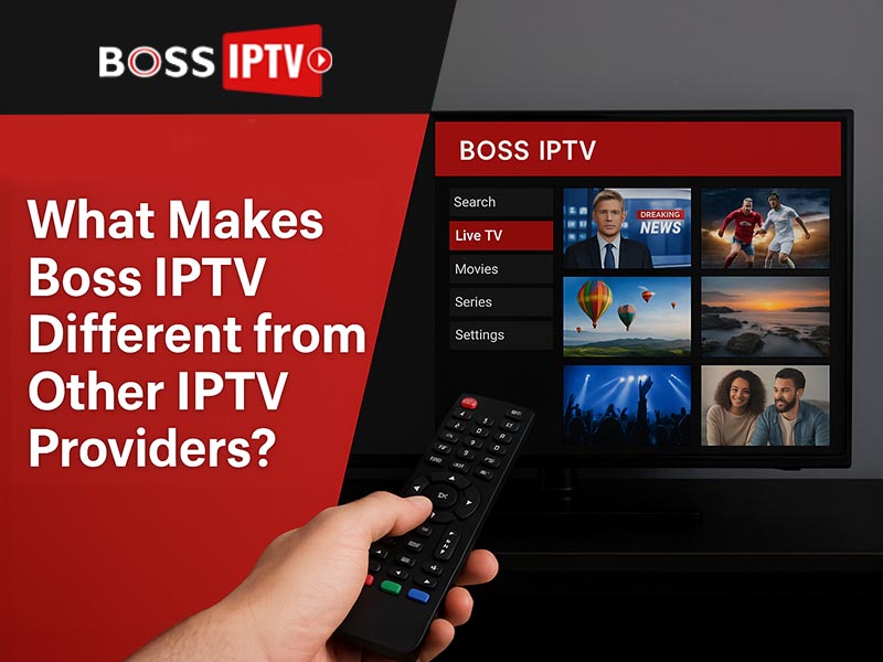 What Makes Boss IPTV Different from Other IPTV Providers