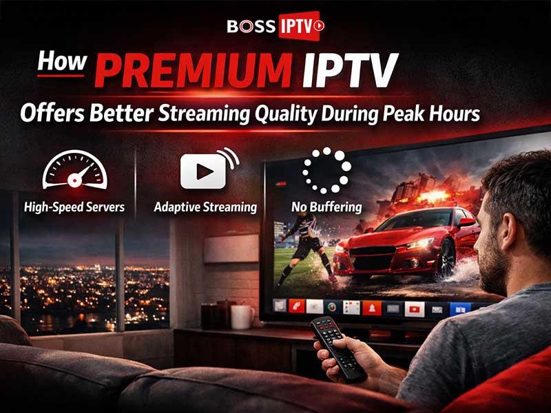 How Premium IPTV Offers Better Streaming Quality During Peak Hours 