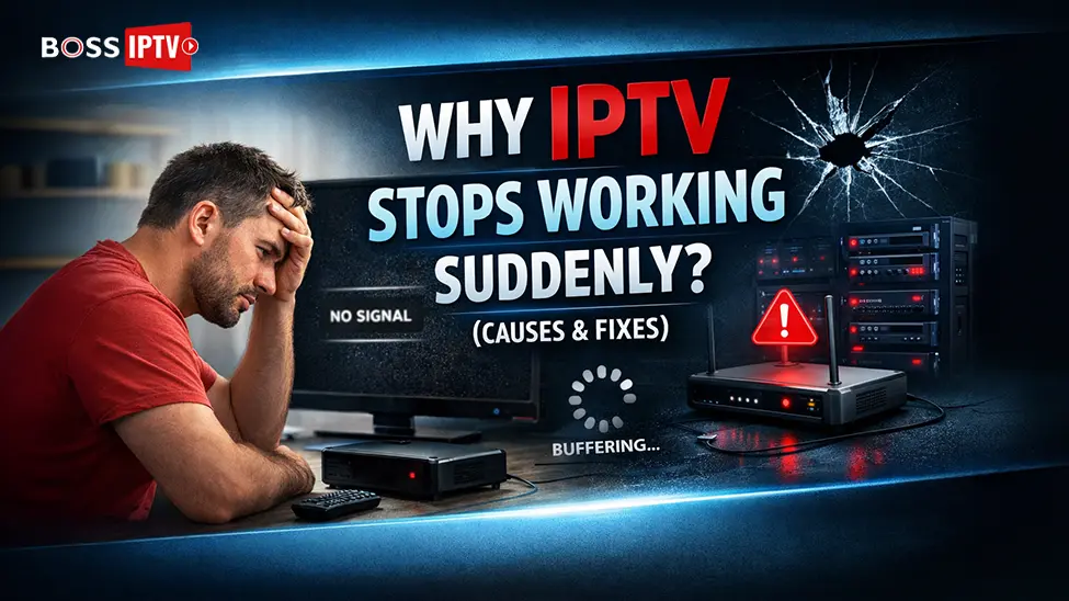 Why IPTV Stops Working Suddenly (Causes & Fixes)