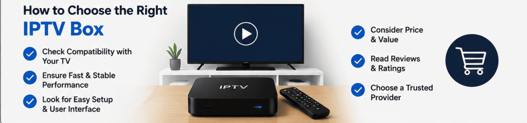 How to Choose right iptv box