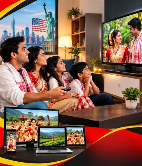 Why Assamese Families in USA and Canada Choose IPTV