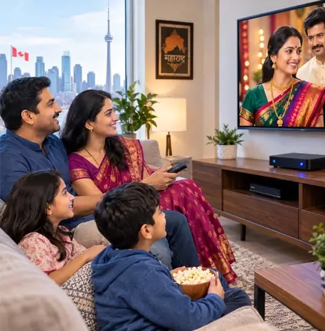 Why Marathi Families in USA and Canada Choose IPTV